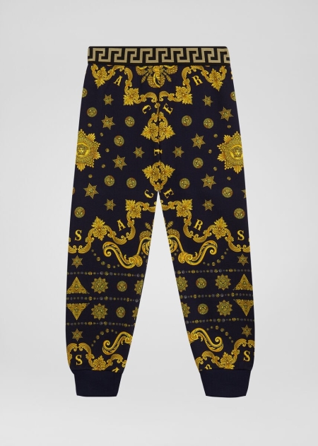 Pantaloni De Trening Versace Versace Barocco Western Print Baieti | DLASMTQ-78